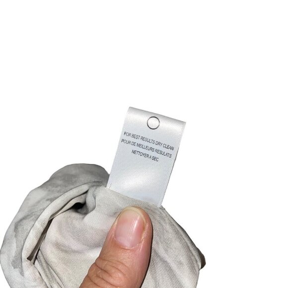 Halston Heritage Womens Dress Size Large Gray Layer Shift Mini Sleeveless - Picture 6 of 10